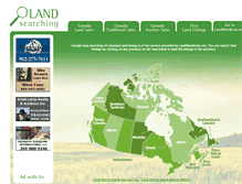 Tablet Screenshot of canadalandsearch.landbluebook.com