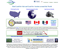 Tablet Screenshot of landbluebook.com